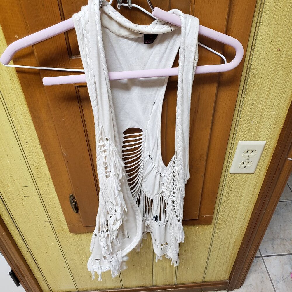 Rock n roll cowgirl fringe top